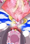  1girl alternate_form blush cross_section crystal diancie female fingering gem mega_diancie mega_pokemon nintendo open_mouth pasaran pokemon pokemon_(game) pokemon_xy red_eyes rock wince 