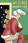 bent_over big_ass big_breasts breasts christmas comic cover_page elf mrs._claus stocking