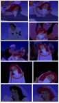  aladdin_(series) disney disney_princess princess_ariel the_little_mermaid ursula vanessa_(the_little_mermaid) wedding_dress 