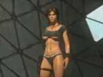 1girl 3boys bbc blacked group_sex jail_cell lara_croft looking_pleasured looping_animation rise_of_the_tomb_raider unknown_artist