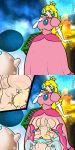  adjatha adjatha_(artist) big_breasts breasts cum futanari luma princess_peach princess_rosalina super_mario_bros. torn_clothes x-ray 