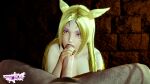  3d between_legs between_legs_view blonde_female blonde_hair blonde_hair_female cat_ears cat_girl cat_humanoid catgirl fellatio final_fantasy final_fantasy_xiv golden_eyes makeup male/female miqo&#039;te naked_female nude nude_female oral oral_sex penis penis_in_mouth pov riaykuras_playground solo_focus sucking sucking_penis ultraviira_donnerauge warrior_of_light_(final_fantasy_xiv) 