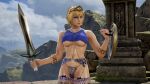  alluring asari_lingerie blonde_hair blue_eyes female_abs milf project_soul silf sophitia_alexandra soul_calibur soul_calibur_ii soul_calibur_iii soulcalibur_vi sword_and_shield underboob weapons 