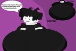  1girl creepy_susie digested digestion game_over gigantic_belly goth goth_girl happy huge_ass huge_breasts looking_at_viewer looming morbidly_obese size_difference ssbbw talking_to_viewer the_oblongs tongue_out vore weight_gain 