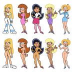 before_and_after black_hair blonde blonde_hair blue_eyes britney_britney brown_hair carly_(fop) edited fairy_wings long_hair nude nude_edit nude_female nudity pink_eyes pubic_hair shoes_only short_hair the_fairly_oddparents