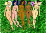  1girl 4kids_entertainment 5girls crossover dark-skinned_female dark_skin dc_comics disney female_only first_porn_of_franchise hanna-barbera hercules_(disney) human innie_pussy jayna melpomene_(hercules) multiple_girls musa nakoma native_american nickelodeon nipples nude nude_female pocahontas pubic_hair pussy rainbow_(animation_studio) super_friends the_muses tulio uncensored winx_club wonder_twins wyrd_sisters 