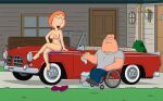  blackzacek breasts erect_nipples family_guy joe_swanson lois_griffin nude thighs 