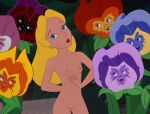  alice_(disney) alice_in_wonderland alice_in_wonderland_(1951_film) alice_liddell blonde_hair breasts disney edit nekomate14 nipples nude_filter pussy screenshot screenshot_edit 