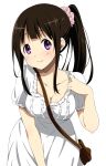 breasts chitanda_eru cleavage dress ecchi female hyouka non-nude sweat