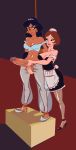  aladdin_(series) animated babette beauty_and_the_beast big_penis breasts crossover disney forced futanari gif handjob intersex maid maid_headdress maid_uniform nipples penis princess_jasmine reach-around reach_around supersatanson 