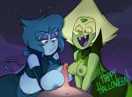 anonymous blushmallet cartoon_network halloween lapis_lazuli lapis_lazuli_(steven_universe) peridot peridot_(steven_universe) steven_universe