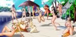 6+girls alcohol angel_wings armpits arshtat_falenas ass ball battle_chasers beach beachball beer bikini black_hair blonde_hair blue_eyes blue_sky breast_grab breasts breath_of_fire breath_of_fire_ii brown_hair cleavage closed_eyes clouds crossover curvy enix final_fantasy final_fantasy_iv final_fantasy_vii final_fantasy_x food forest gensou_suikoden gensou_suikoden_v grabbing green_eyes green_hair hair huge_breasts jadenkaiba jadenkaiba_(artist) jeane_(genso_suikoden) juliana_eberhardt long_hair looking_back lulu_(final_fantasy) midriff multiple_girls nature navel nina_(breath_of_fire_ii) ninja_gaiden outdoors pink_hair popsicle purple_eyes rachel_(ninja_gaiden) red_eyes red_hair red_monika rosa_farrell rydia selvaria_bles senjou_no_valkyria senjou_no_valkyria_1 senjou_no_valkyria_2 shiny sialeeds_falenas siblings sideboob silver_hair sisters sky sling_bikini smile square_enix sunglasses swimsuit tecmo thong_bikini tifa_lockhart tree valkyria_chronicles valkyria_chronicles_1 very_long_hair volleyball water wings