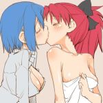 2014 kyouko_sakura lesbian puella_magi_madoka_magica sayaka_miki shinama