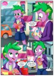 bbmbbf comic equestria_girls equestria_untamed my_little_pony palcomix purple_love_slave_(comic) spike spike_(eg)