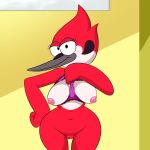  bra bra_lift cartoon_network margaret_smith_(regular_show) regular_show tease 