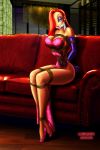  bondage cabroon_(artist) disney gag jessica_rabbit red_hair tagme who_framed_roger_rabbit 