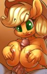 1girl anthro applejack atryl breasts friendship_is_magic my_little_pony nipples paizuri penis pwnypony siden_(artist)