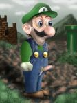  luigi nintendo super_mario_bros. weegee 