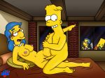 bart_simpson genderswap milhouse_van_houten rule_63 the_simpsons wdj yellow_skin