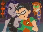  bart_boss dc dc_comics dcau green_eyes raven_(dc) robin starfire teen_titans 