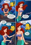 comic disney palcomix princess_ariel seashell_bra tagme the_little_mermaid