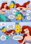 comic disney palcomix princess_ariel seashell_bra tagme the_little_mermaid