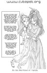 2girls big_breasts chrono_trigger cutepet female hentai lesbian long_hair marle monochrome schala treasure_box:_sweet_sacrifice yuri