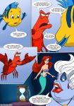 comic disney palcomix princess_ariel seashell_bra tagme the_little_mermaid