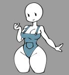 character_request cleavage completely_nude_female curvy curvy_body curvy_female curvy_figure curvy_hips dumbbell farmer half_clothed huge_hips huge_thighs idiot rock round_ass round_breasts sexually_suggestive stupid white_skin wide_hips wide_thighs