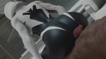 1boy 1girl 3d artist_request buttjob clothed_female_nude_male girl_on_top loop male/female solo_focus source_request spider-gwen spider-man_(series) tagme video webm