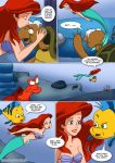 comic disney palcomix princess_ariel seashell_bra tagme the_little_mermaid