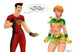 assisted_exposure bulge embarrassing flick_(artist) funny hellion_(x-men) julian_keller marvel nipples rachel_summers x-men