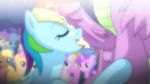 2014 blue_fur carrot_top closed_eyes cum cum_on_tongue dragon earth_pony equine fantasyblade female feral friendship_is_magic fur furry gif group hair hetero horn horse licking lyra lyra_(mlp) lyra_heartstrings lyra_heartstrings_(mlp) male mammal multicolored_hair my_little_pony open_mouth oral oral_sex penis pony rainbow_dash rainbow_hair sex spike testicles tongue unicorn vein watching