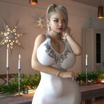 candle dress huge_breasts rev2019