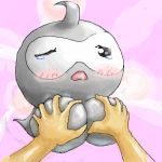 blush breast_grab castform_(normal_form) castform_(pokemon) creatures_(company) female game_freak gen_3_pokemon ghost grope human nintendo normal_type_pokemon pokemon pokemon_(anime) pokemon_(creature) pokemon_(game) pokemon_(species) powalen_(pokemon)