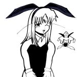 1boy blush_lines bunnysuit crossdressing emerald_(pokemon) femboy girly jirachi long_hair pokemon pokemon_adventures pokemon_rse pokemon_special white_background