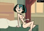 1girl edit female_only gwen_(tdi) no_sex nude nude_female scarytunnel screencap solo_female total_drama_island