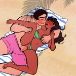  beach bikini cartoon_network connie_maheswaran santan999 steven_quartz_universe steven_universe 