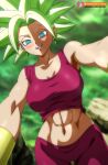  1girl abs akira_toriyama belly_exposed big_breasts blue_eyes blush blushing_at_partner blushing_at_viewer blushing_female clothed clothed_female dragon_ball dragon_ball_super first_person_perspective first_person_view foxybulma fusion fusion_character green_hair kafla kefla legendary_super_saiyan looking_at_partner looking_at_viewer looking_down on_top on_top_of on_top_of_another on_top_of_viewer open_mouth pinned pinned_down pinned_to_floor pinned_to_ground pinning_down point_of_view potara_earrings potara_fusion pov seductive seductive_body seductive_eyes seductive_gaze seductive_look seductive_mouth seductive_smile shonen_jump shounen_jump smiling_at_another smiling_at_partner smiling_at_viewer super_saiyan tagme toei_animation 