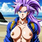  ai_generated dragon_ball female_trunks genderswap rule_34 