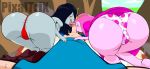 1boy 2girls adventure_time anus ass big_ass clothes dat_ass finn_the_human happy hips huge_ass looking_at_viewer marceline multiple_girls panties penis pixaltrix princess_bubblegum pussy sex testicles wide_hips