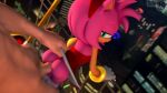 1boy 1girl 3d_(artwork) 3d_animation amy_rose animated ass balcony big_penis bottomwear building city clothing digital_media_(artwork) eulipotyphlan furry furry_female genitals hedgehog interspecies nottanj outside penis pink_body sega sex sex_from_behind skirt sonic_(series) sonic_the_hedgehog_(series) sound sound_warning tail video