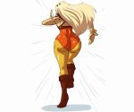  axel-rosered blonde_hair butt_expansion cat_girl cheetara dat_ass dumptruck_ass gif gigantic_ass inflation pointy_ears running thundercats thundercats_2011 weight_gain 