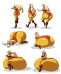  axel-rosered blonde_hair cat_girl cheetara dat_ass dumptruck_ass facial_mark gigantic_ass inflation pointy_ears thundercats thundercats_2011 weight_gain 