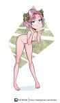 1girl bent_over breasts equestria_girls female female_only friendship_is_magic humanized looking_at_viewer my_little_pony nude ohiekhe short_hair solo standing vignette_valencia