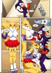 bbmbbf comic digihentai digimon dirty_gamers dress_shirt gatomon impmon paizuri palcomix renamon