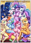 applejack applejack_(mlp) bbmbbf comic cover_page equestria_untamed fluttershy fluttershy_(mlp) friendship_is_magic hasbro mlp:fim mlp_fim mlp_g4 mlpfim mmlp my_little_pony my_little_pony:_friendship_is_magic my_little_pony_friendship_is_magic palcomix pietro's_secret_club pinkie_pie pinkie_pie_(mlp) princess_celestia princess_celestia_(mlp) princess_luna princess_luna_(mlp) rainbow_dash rainbow_dash_(mlp) spike's_ultimate_fantasies_or_the_dragon_king's_harem twilight_sparkle twilight_sparkle_(mlp)