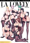 6+girls 6girls big_breasts big_breasts breasts cammy_white chun-li color colored colored_hair crossover darkstalkers dead_or_alive female_focus female_only freeglass gloves green_hair isabella_valentine king_of_fighters long_hair magazine magazine_cover mai_shiranui mature mature_female morrigan_aensland multiple_girls muscular_female nyotengu pose posing short_hair simple_background soul_calibur stockings street_fighter underwear video_game_character video_game_franchise