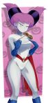 comic_book_character dc_comics dcau high_res jinx patreon power_girl_(cosplay) ravenravenraven superheroine teen_titans