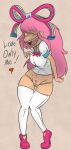 1girl cothordin crocface female giffany gravity_falls pink_hair solo yandere